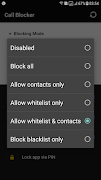 Call Blocker -  Whitelist & Password Protection screenshot 1