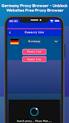 Germany Proxy Browser - Unblock Websites Free スクリーンショット 2