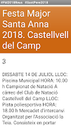 FESTA MAJOR 2018. CASTELLVELL DEL CAMP स्क्रीनशॉट 3