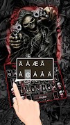 Devil Skull Keyboard Theme Ekran Görüntüsü 1
