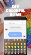 DIY Colorful Slime Keyboard Theme Cartaz