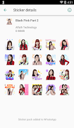 Sticker BlackPink for WAStickerApps スクリーンショット 2