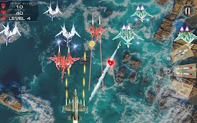 Sky Force Strikers – Top Down Shooter Airplanes ภาพหน้าจอ 3
