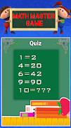 Math Master - Math games скриншот 4