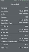 Digital World Clock screenshot 2