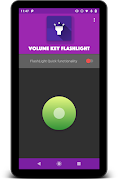 Flashlight Quick : Volume Button Light скриншот 6