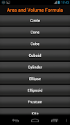 Area & Volume Formulas الملصق