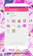 5 Schermata Sassy Stickers - WASickerApps
