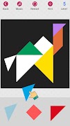 Tangram: kształt wielokąta i puzzle blokowe screenshot 6