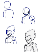 Learn how to draw Goku for Dragonball 截图 1