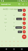 Matrix calculator 스크린샷 2