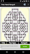 Free Hand Rangoli पोस्टर