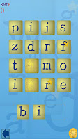Infinite Word Matrix-3 letters poster