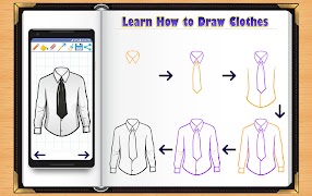 Learn How to Draw Clothes imagem de tela 6