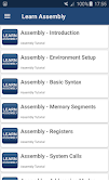 Learn Assembly captura de pantalla 1
