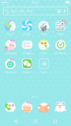 CandyFloss : DU Launcher Theme ภาพหน้าจอ 1