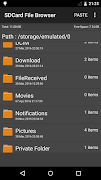 5 Schermata sdcard File Manager