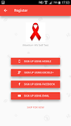 برنامه‌نما HIV Self Test عکس از صفحه
