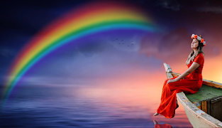 Rainbow Overlay Camera Effect Cartaz