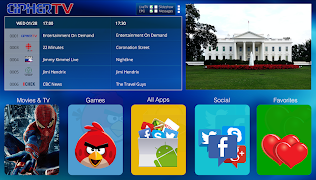 CipherTV Launcher تصوير الشاشة 1