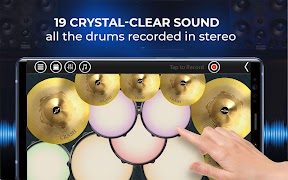 برنامه‌نما Drum Kit Simulator: Real Drum Kit Beat Maker عکس از صفحه