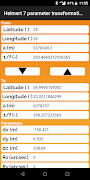 Helmert 7 parameter transformation calculator-FREE imagem de tela 2