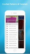 Crochet Patterns & Tutorials تصوير الشاشة 1