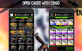 برنامه‌نما Case simulator CS: GO with real things عکس از صفحه