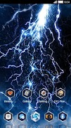 Stormy Lightning Theme: dynamic night wallpaper 포스터
