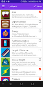 Units++ | Metric Unit Converter Easy light weight Screenshot 5