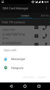 برنامه‌نما SIMCard Manager عکس از صفحه