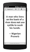 Nigerian Proverbs تصوير الشاشة 1