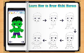 Learn How to Draw Chibi Super Heroes スクリーンショット 7