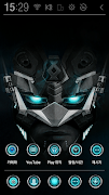 Dark machine Atom theme screenshot 3