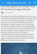 Kitab Service HP Android poster