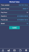 Worktime & Overtime Log Lite captura de pantalla 7