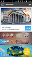 Rome weather widget/clock screenshot 2