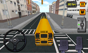3D School Bus Drive Simulator-poster
