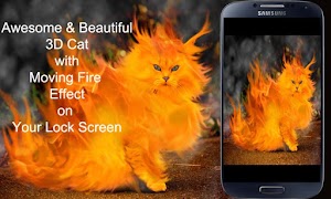 برنامه‌نما Fire Cat Lock عکس از صفحه