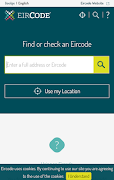 EirCode.ie screenshot 1