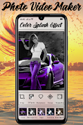 Photo Video Maker with Color Splash Effect स्क्रीनशॉट 3