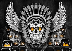 Fire Warrior Skull Keyboard স্ক্রিনশট 4