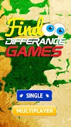 Poster Trova 5 differenze gioco