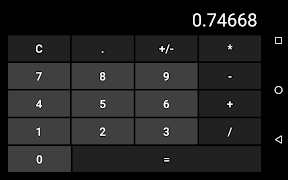 برنامه‌نما Calculator عکس از صفحه