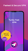 Turbo Fast VPN - Free VPN Proxy & Secure Service الملصق