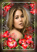 Flower Photo Frames Affiche