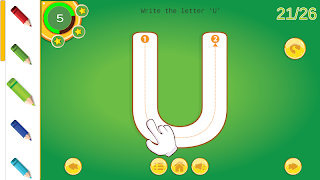 Alphabets Writing ABC Kids game - Trace Alphabets capture d'écran 2