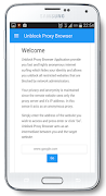 Unblock Proxy Browser screenshot 1