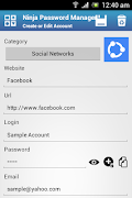 Password Manager ภาพหน้าจอ 3