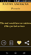Native American Proverbs syot layar 2